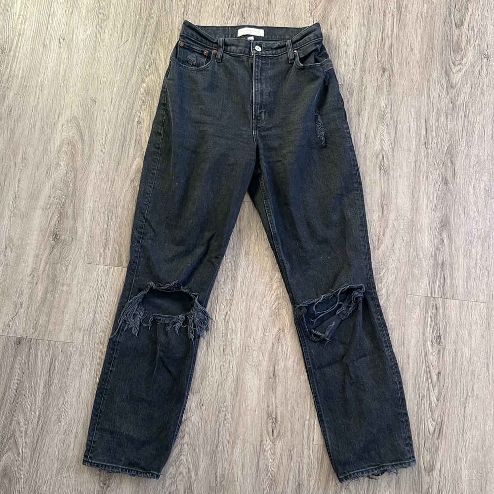 Abercrombie & Fitch 90s Straight Ultra High Rise Jeans Curve Love